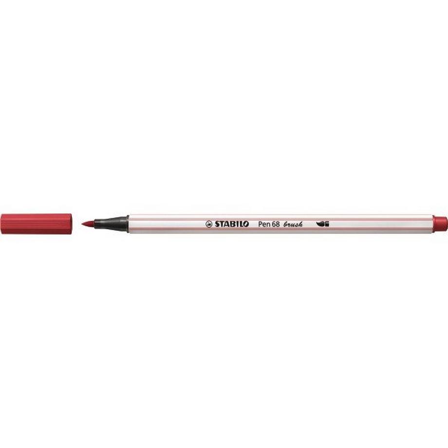 STABILO STABILO Fasermaler Pen 68 Brush 568/50 dunkelrot  