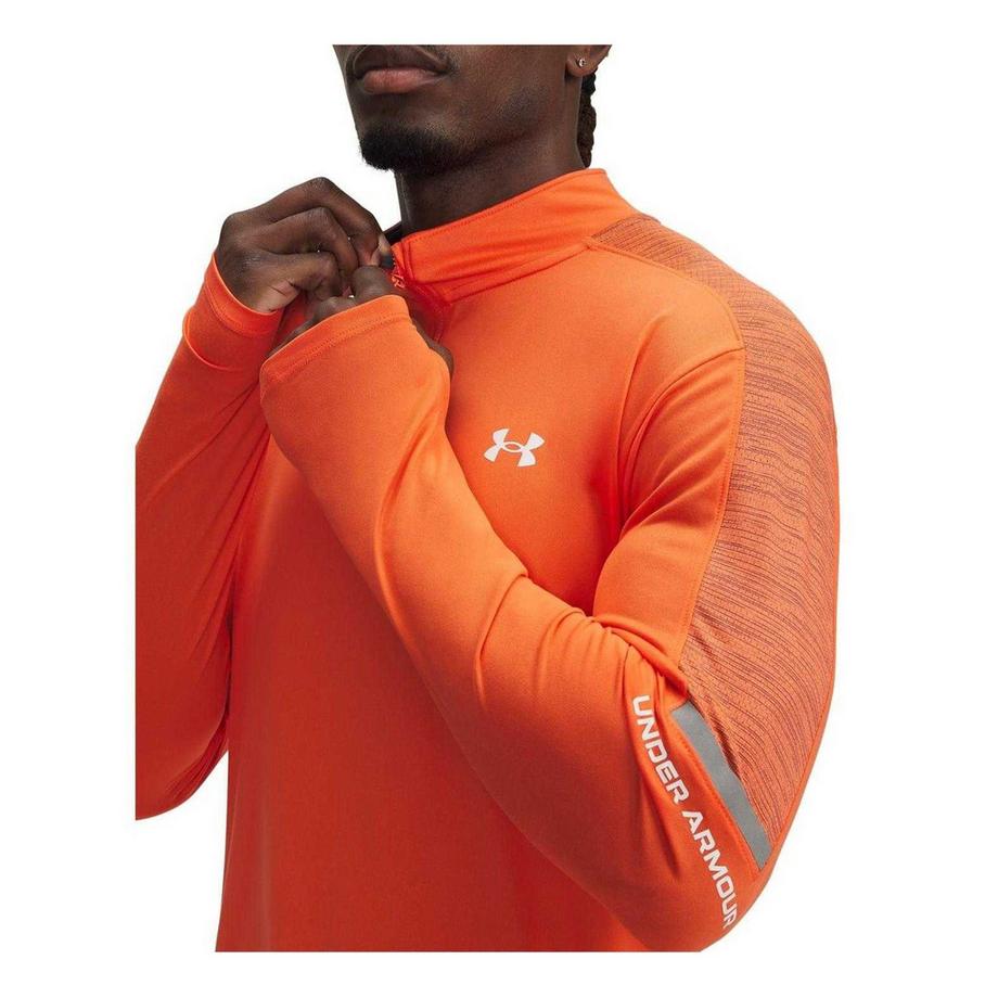 UNDER ARMOUR Felpa Corsa Tessuto Tecnico Manica Lunga  