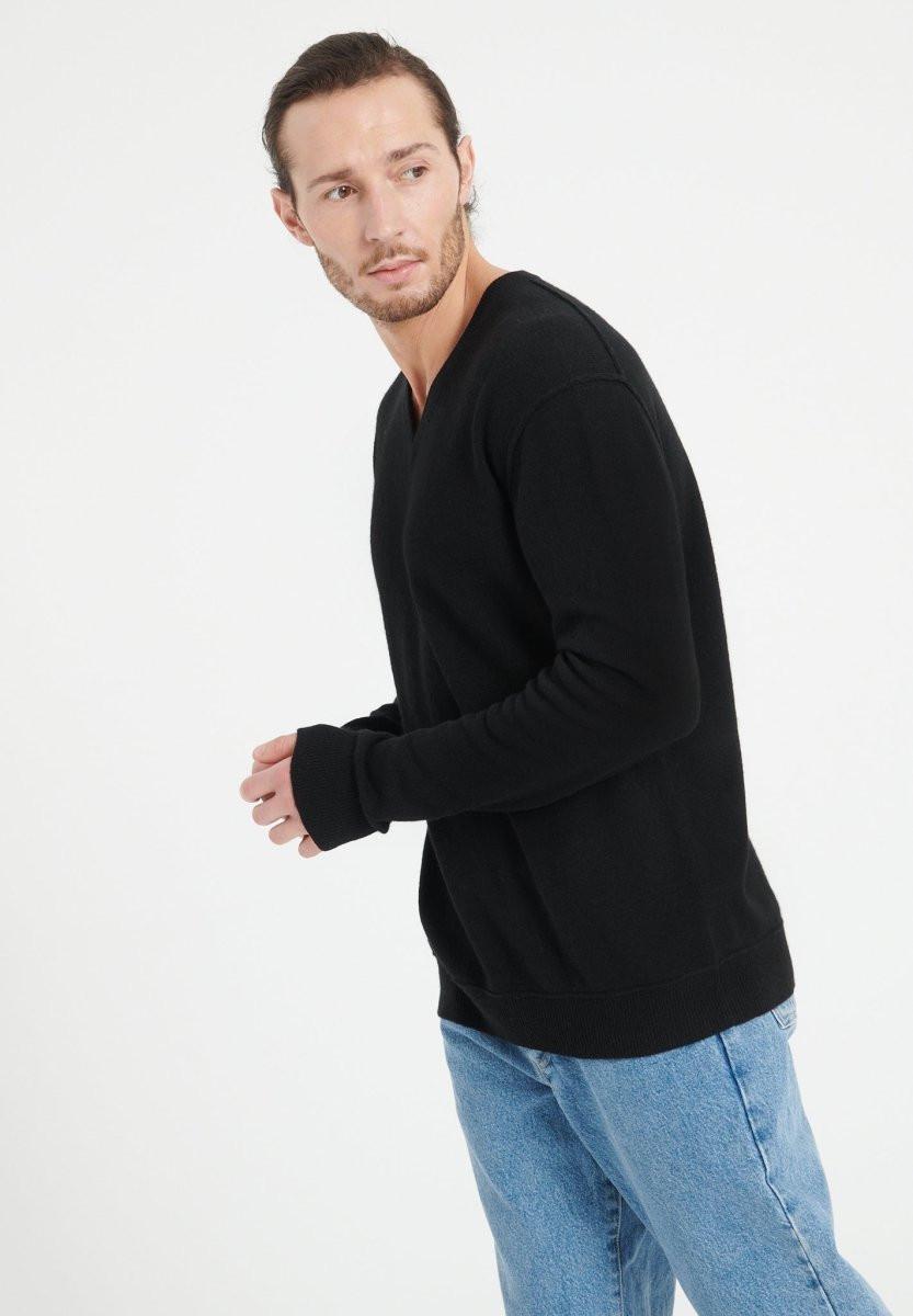 Studio Cashmere8  LUKE 11 Pullover mit V-Ausschnitt - 100% Kaschmir 