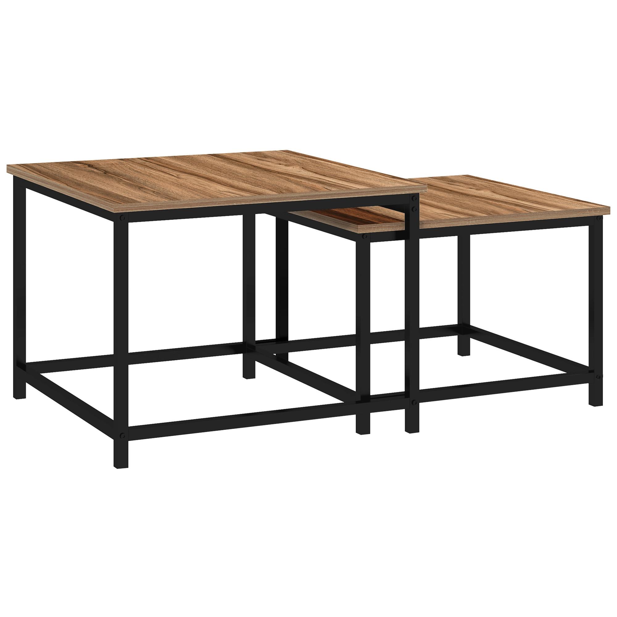 HOMCOM Ensemble de table basse  