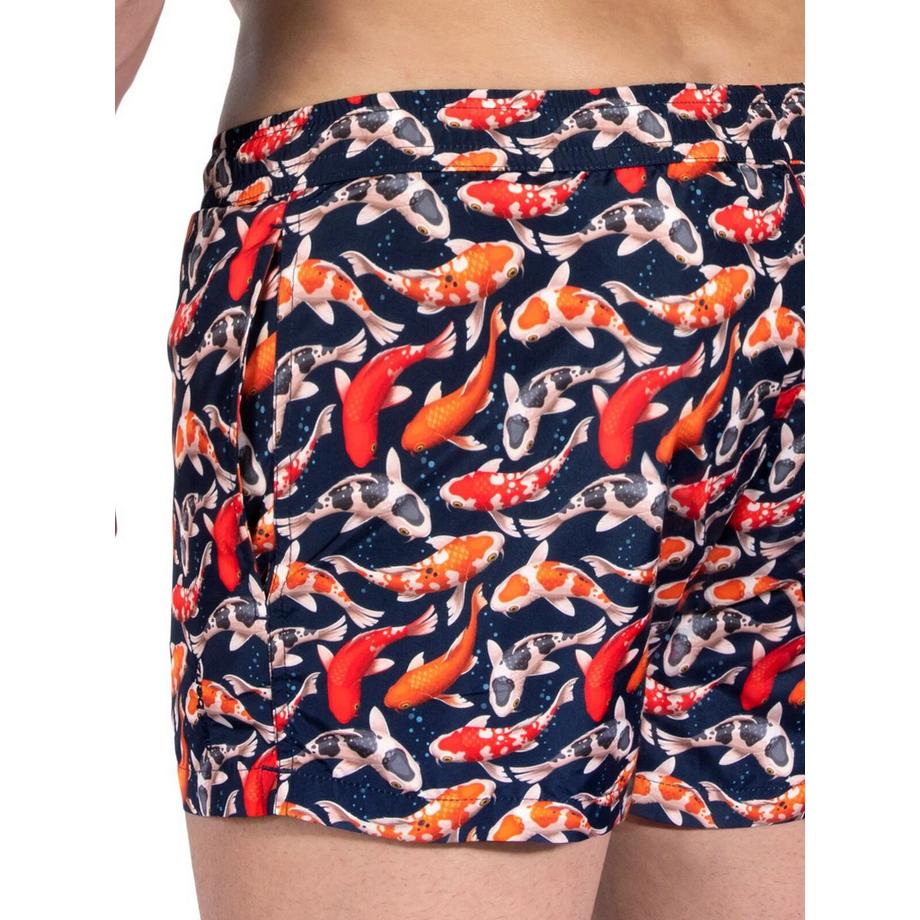 Olaf benz BLU2355 Short de bain à motif tropical  