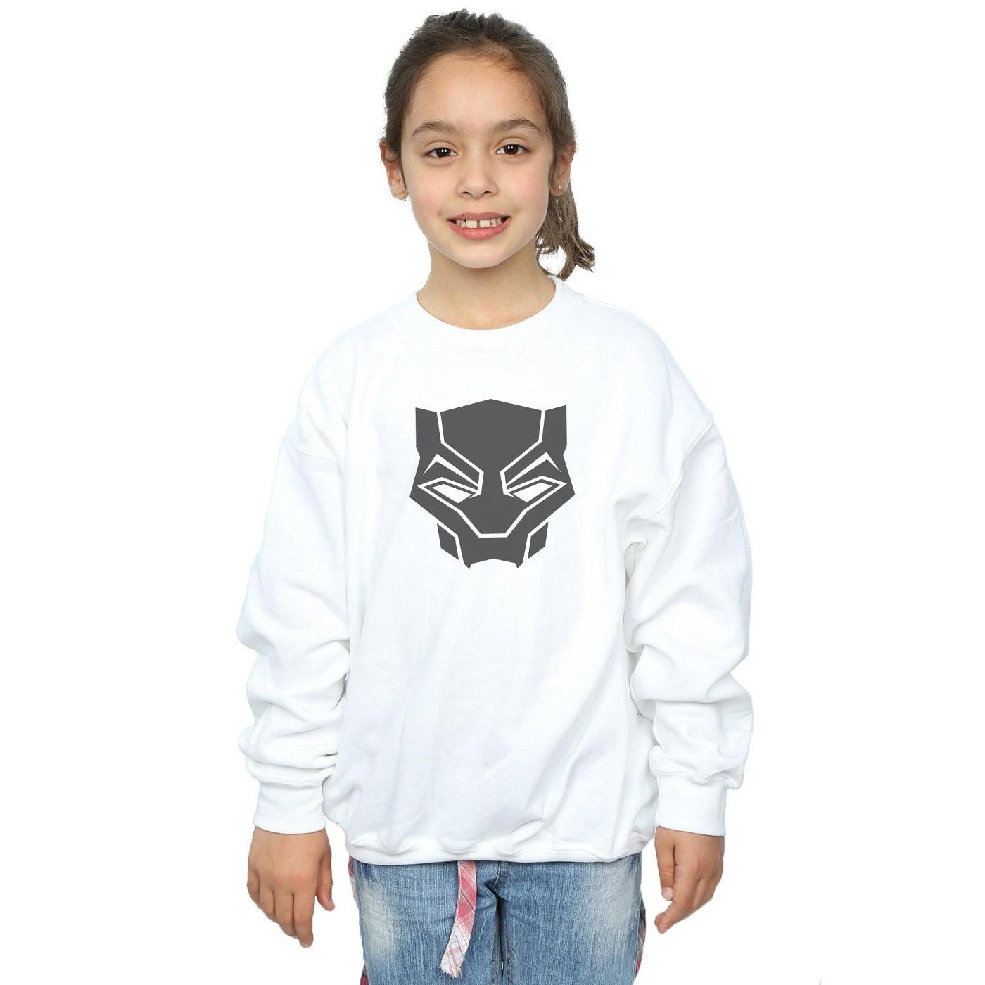 MARVEL  Black Panther Black On Black Sweatshirt 