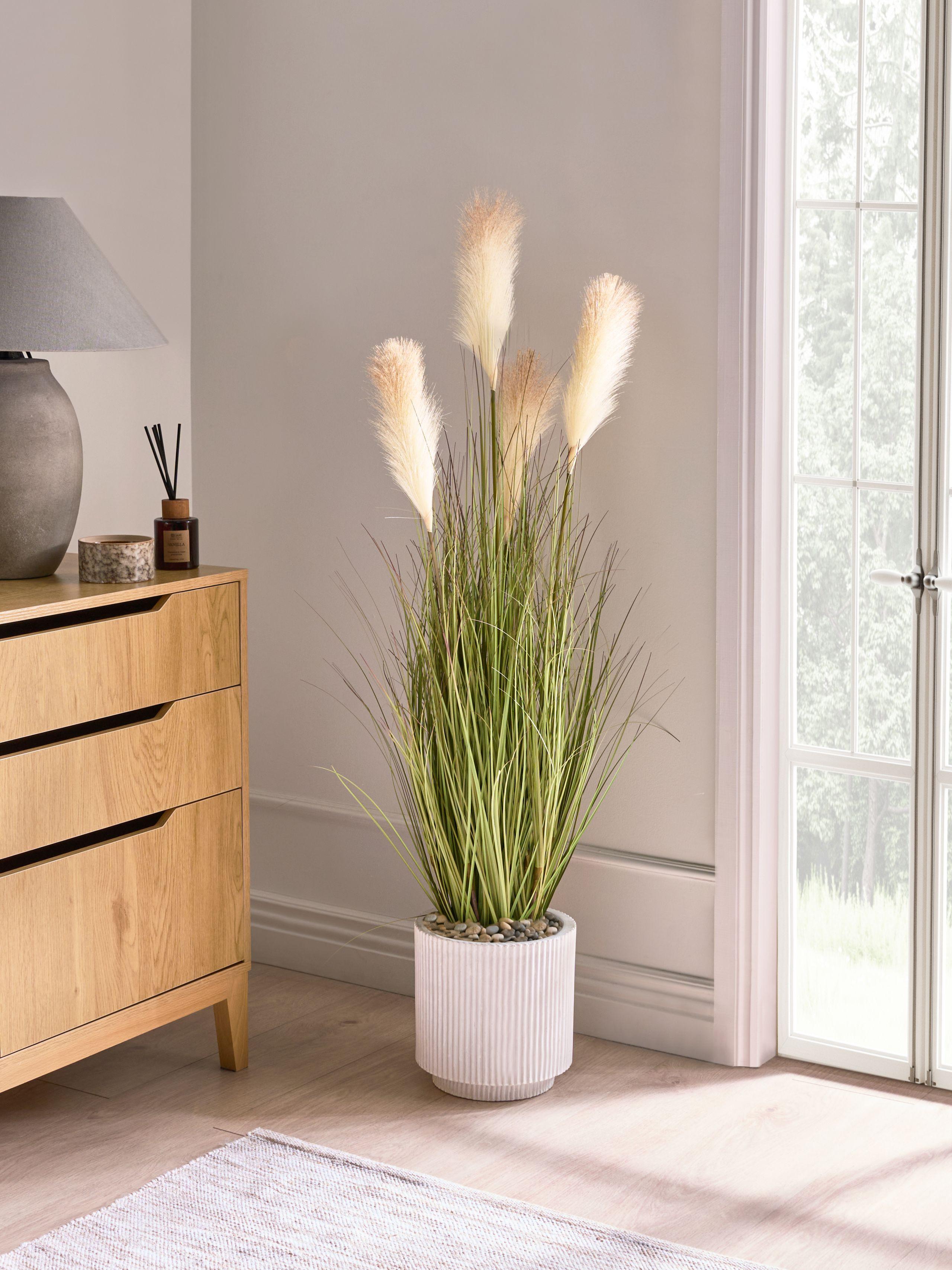 Beliani Plante artificielle en Matière synthétique PAMPAS GRASS  