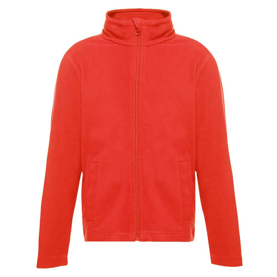 Fleece Durchgehender Reißverschluss