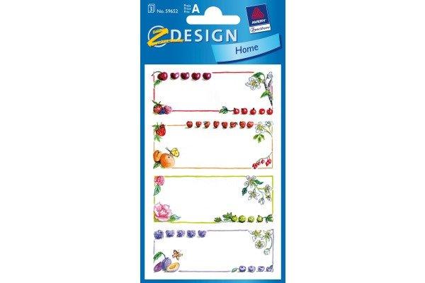 Z-DESIGN Z-DESIGN Sticker Home 59652 Früchte 3 Stück  