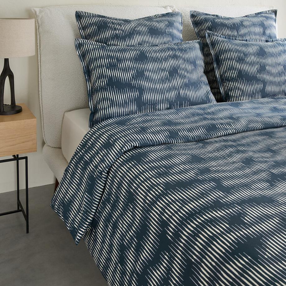 AM.PM Housse de couette en satin de coton lavé  