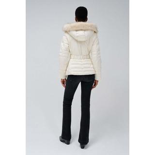 Salsa Short Puffer Coat With Fur Hood  
