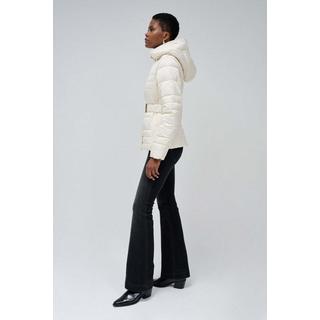 Salsa Short Puffer Coat With Fur Hood  