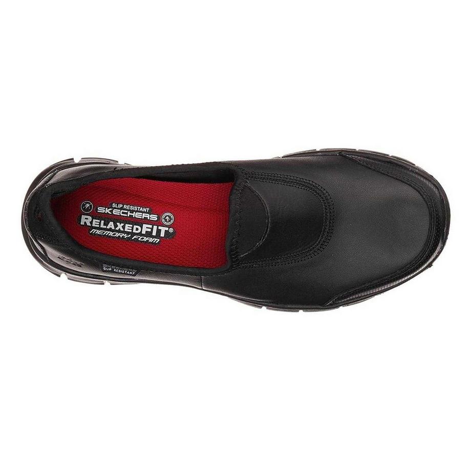 SKECHERS Sure Track Leder Sicherheitsschuhe Slip-On  