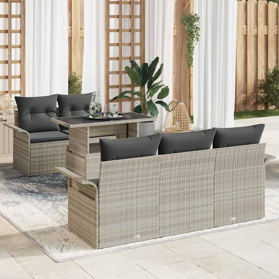 VidaXL Gartenmöbel set poly-rattan  