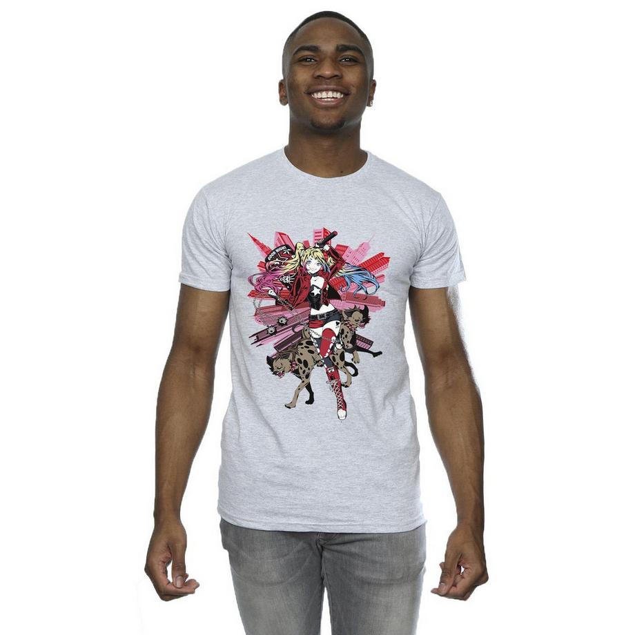 DC COMICS Harley Quinn T-Shirt Style Anime  