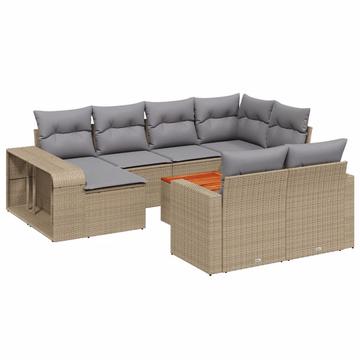 Garten sofagarnitur poly-rattan