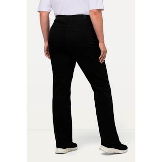 Ulla Popken Mandy Straight Leg 5-Pocket Stretch Jeans  