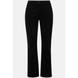Ulla Popken Mandy Straight Leg 5-Pocket Stretch Jeans  