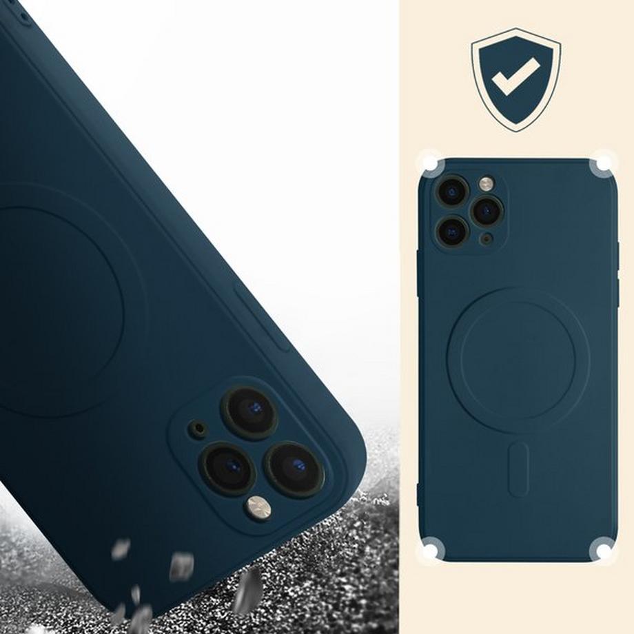 Avizar  MagSafe Hülle iPhone 11 Pro Dunkelblau 