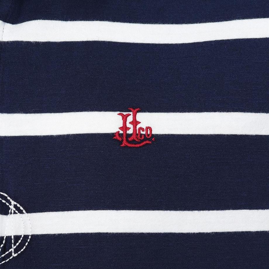 Lazy Jacks Rugby Gestreiftes Kurzarm Poloshirt  