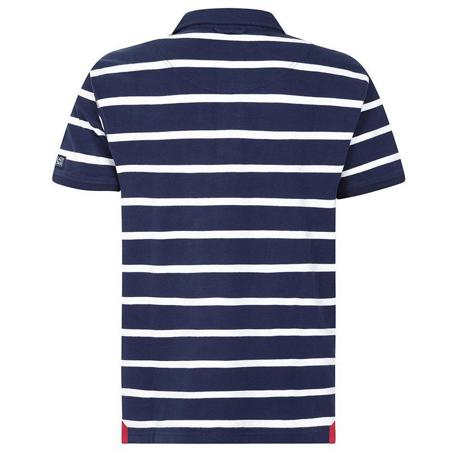 Lazy Jacks Rugby Gestreiftes Kurzarm Poloshirt  