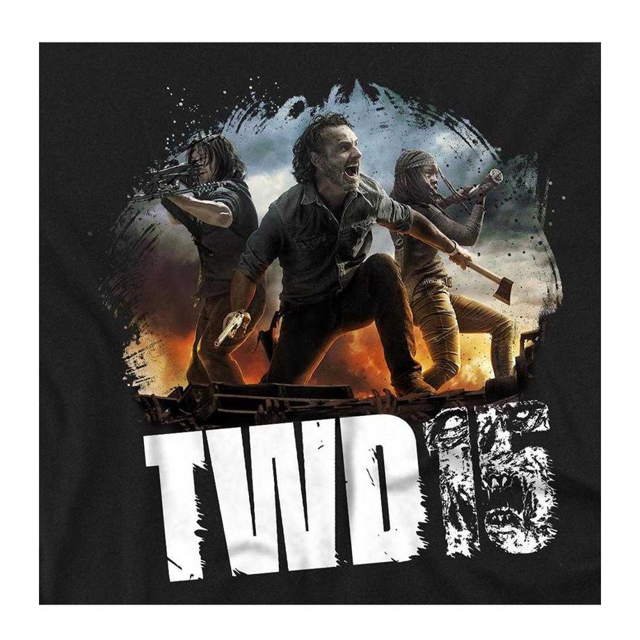 The Walking Dead T-Shirt Manches Longues avec Motif Graphique  