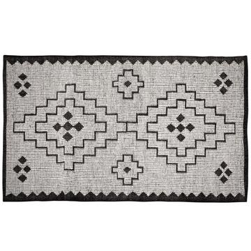 Tapis Omari naturel/noir 160x230