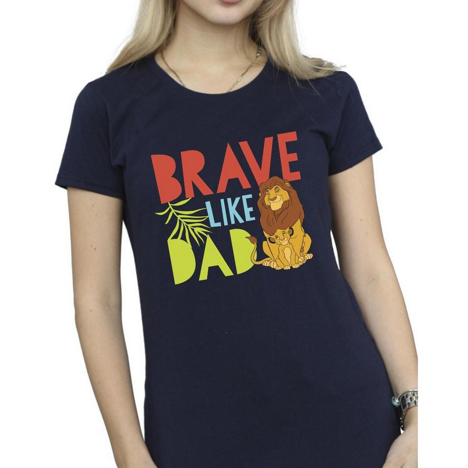 Disney Le Roi Lion Brave Like Dad T-Shirt  
