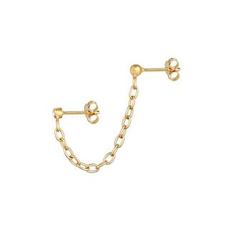 Elli  Ohrringe Kette Piercing Kristall 