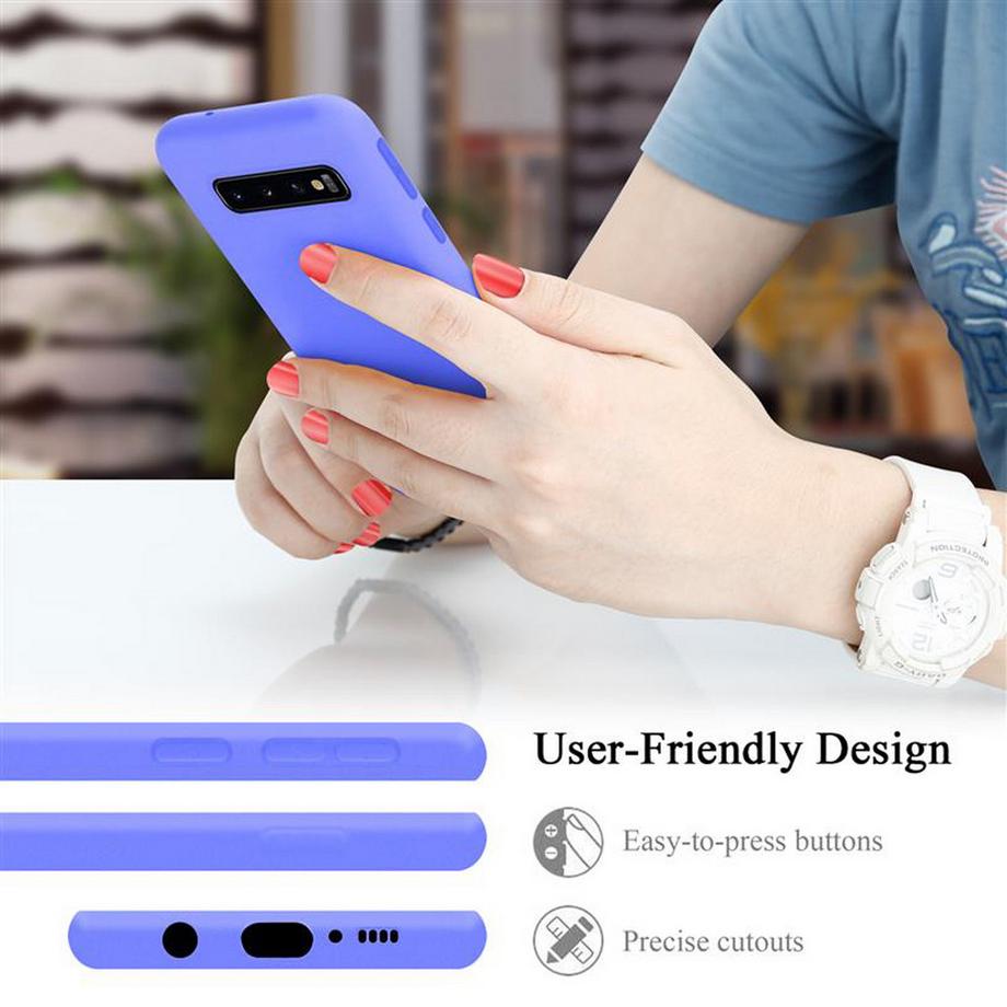 Cadorabo  Hülle für Samsung Galaxy S10 4G TPU Silikon Liquid 