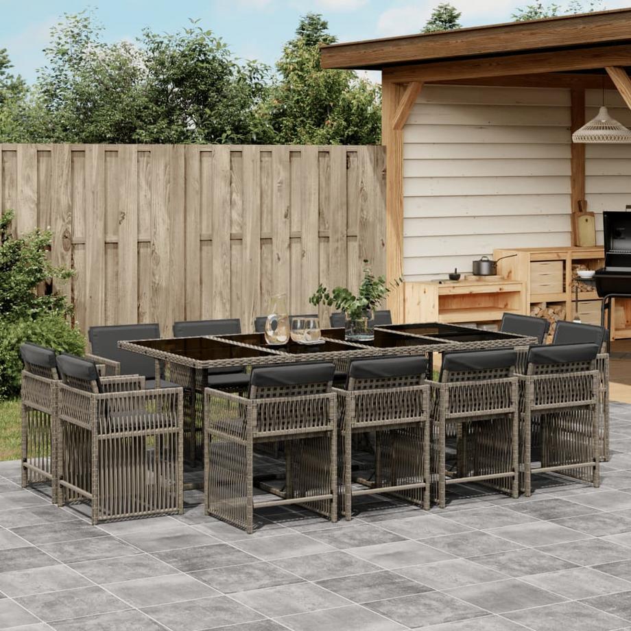 VidaXL Garten essgruppe poly-rattan  