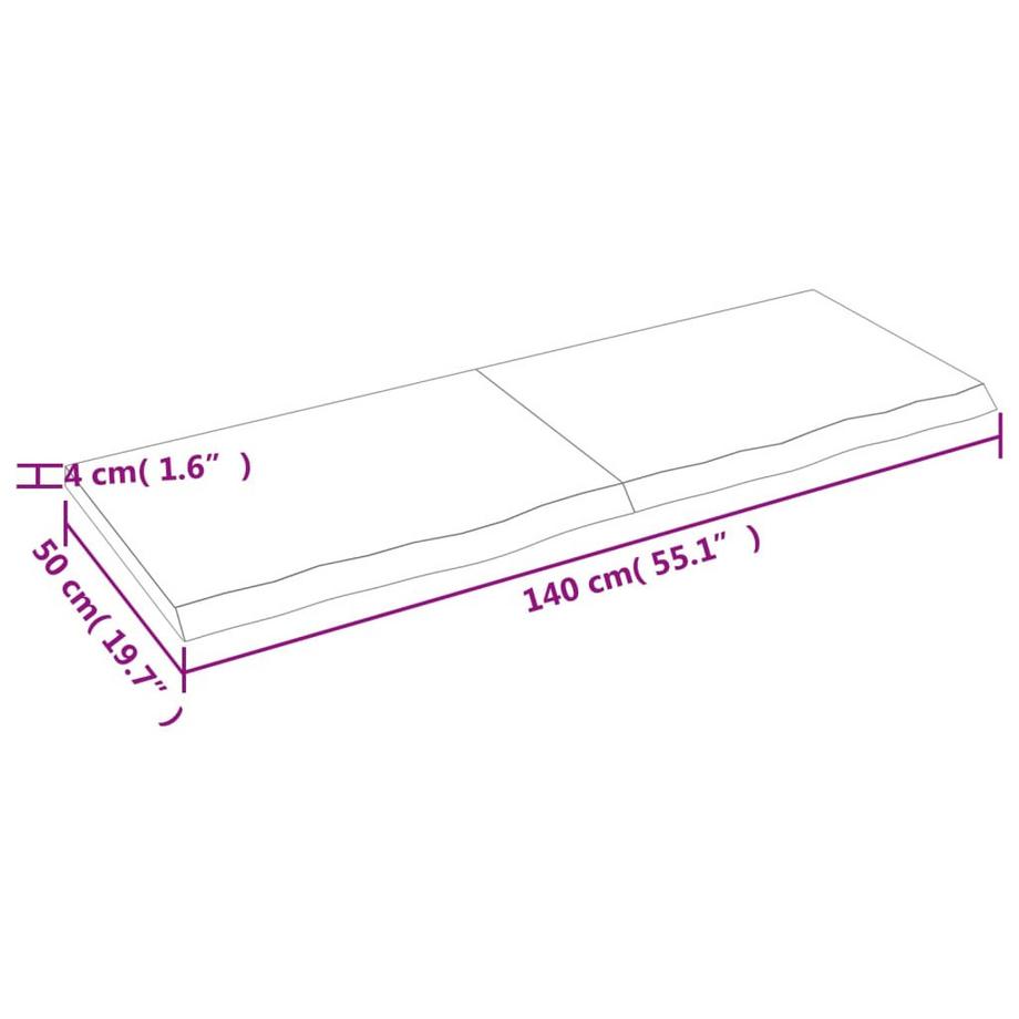 VidaXL piano per tavolo Legno  