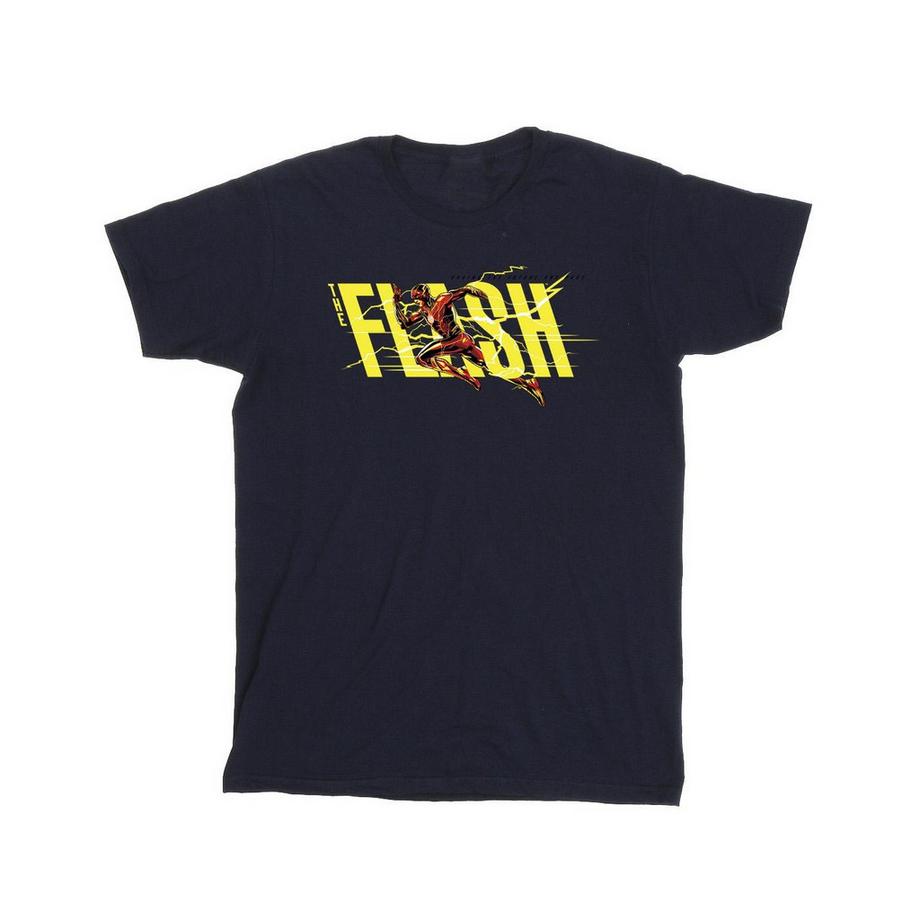 DC COMICS Flash Logo Regular Fit T-Shirt  
