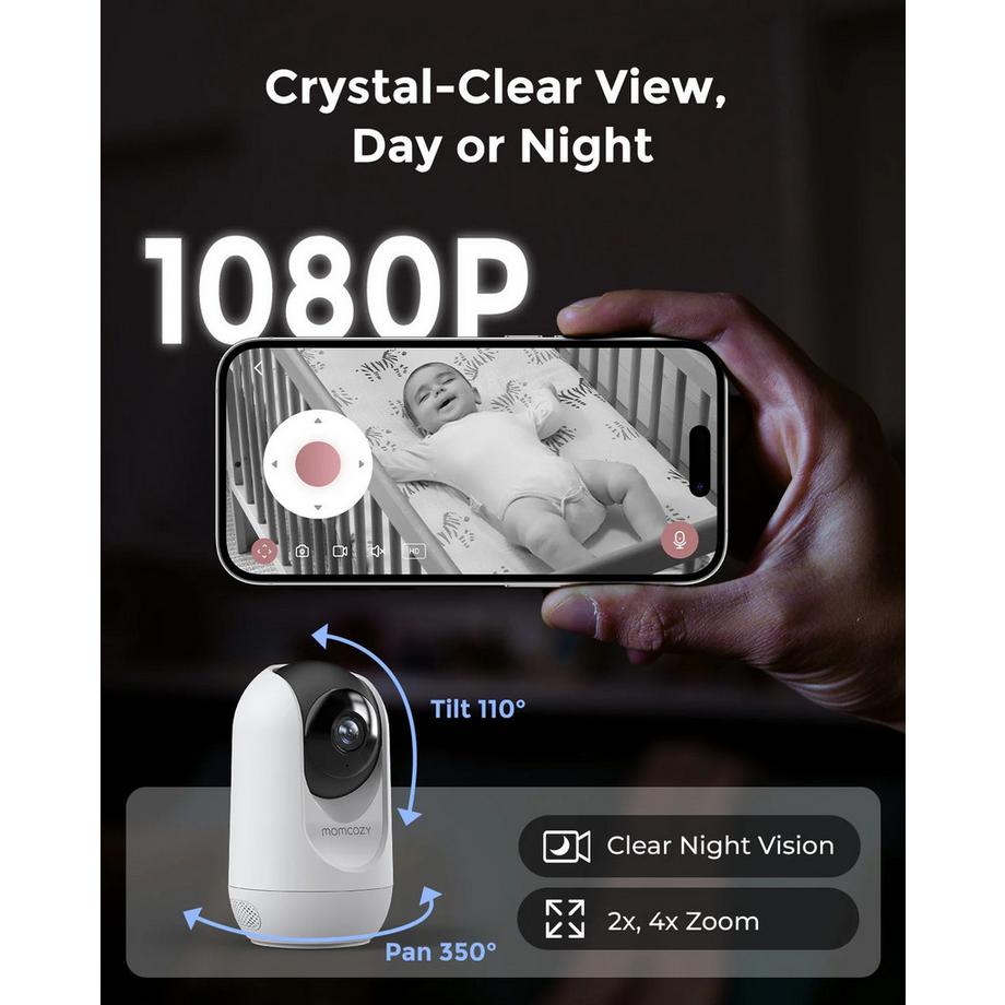Momcozy  Momcozy Moniteur vidéo pour bébé BM04 5,5 pouces (1 pc) 