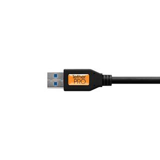 Tether Tools  Tether Tools CUC3215-BLK USB Kabel 4,6 m USB 3.2 Gen 1 (3.1 Gen 1) USB A USB C Schwarz 