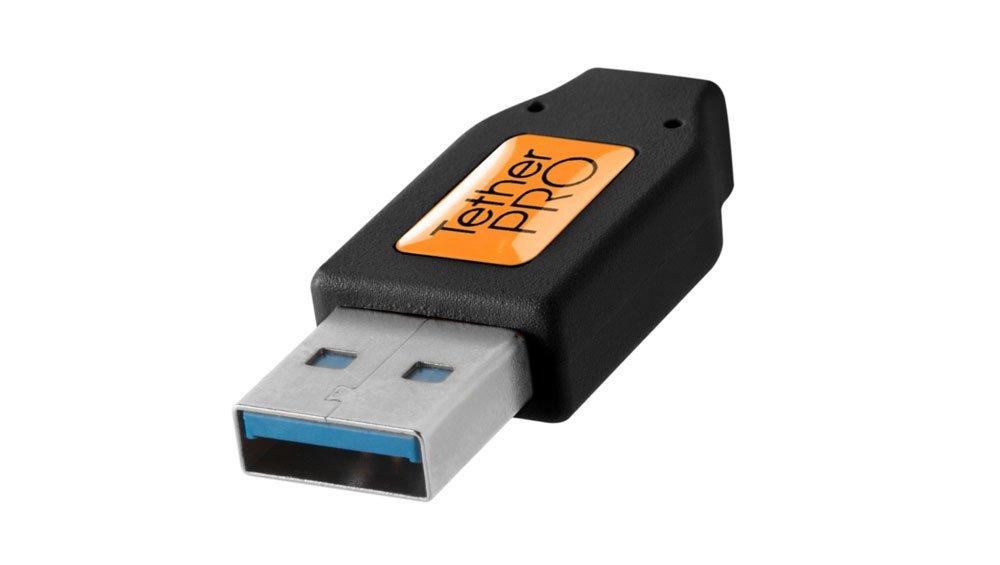 Tether Tools  Tether Tools CUC3215-BLK USB Kabel 4,6 m USB 3.2 Gen 1 (3.1 Gen 1) USB A USB C Schwarz 