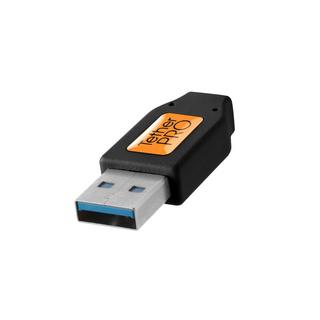 Tether Tools  CUC3215-BLK cavo USB 4,6 m USB 3.2 Gen 1 (3.1 Gen 1) USB A USB C Nero 