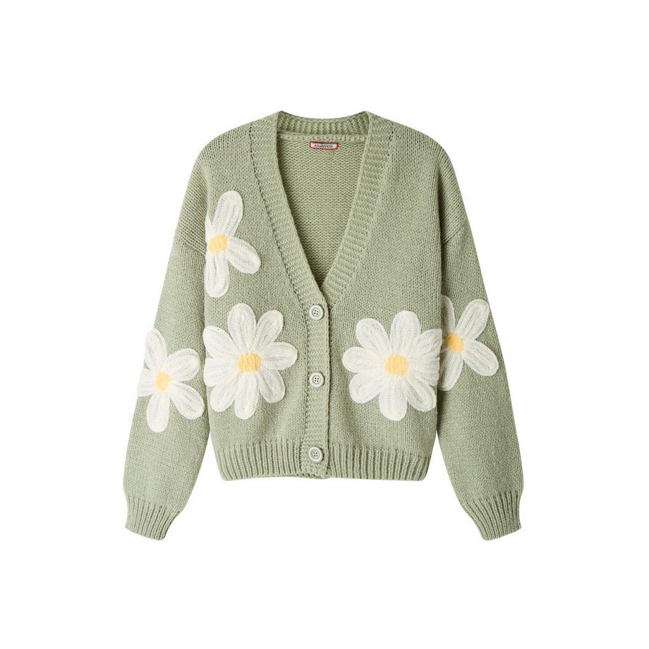 Joe Browns Winter Walks Strickjacke mit Blumenstickerei  