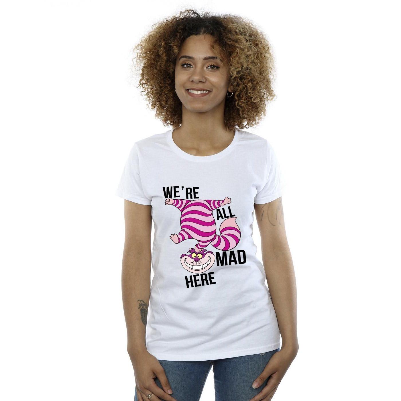 Disney  Alice In Wonderland All Mad Here TShirt 