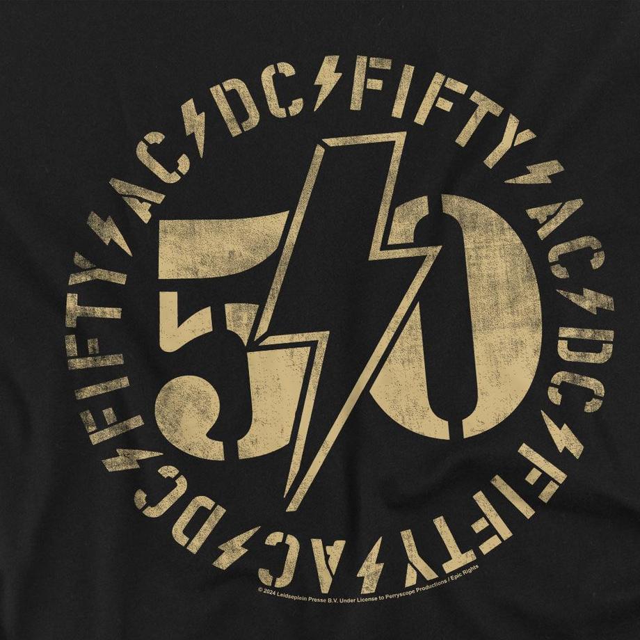 AC/DC 50 Langarm T-Shirt  
