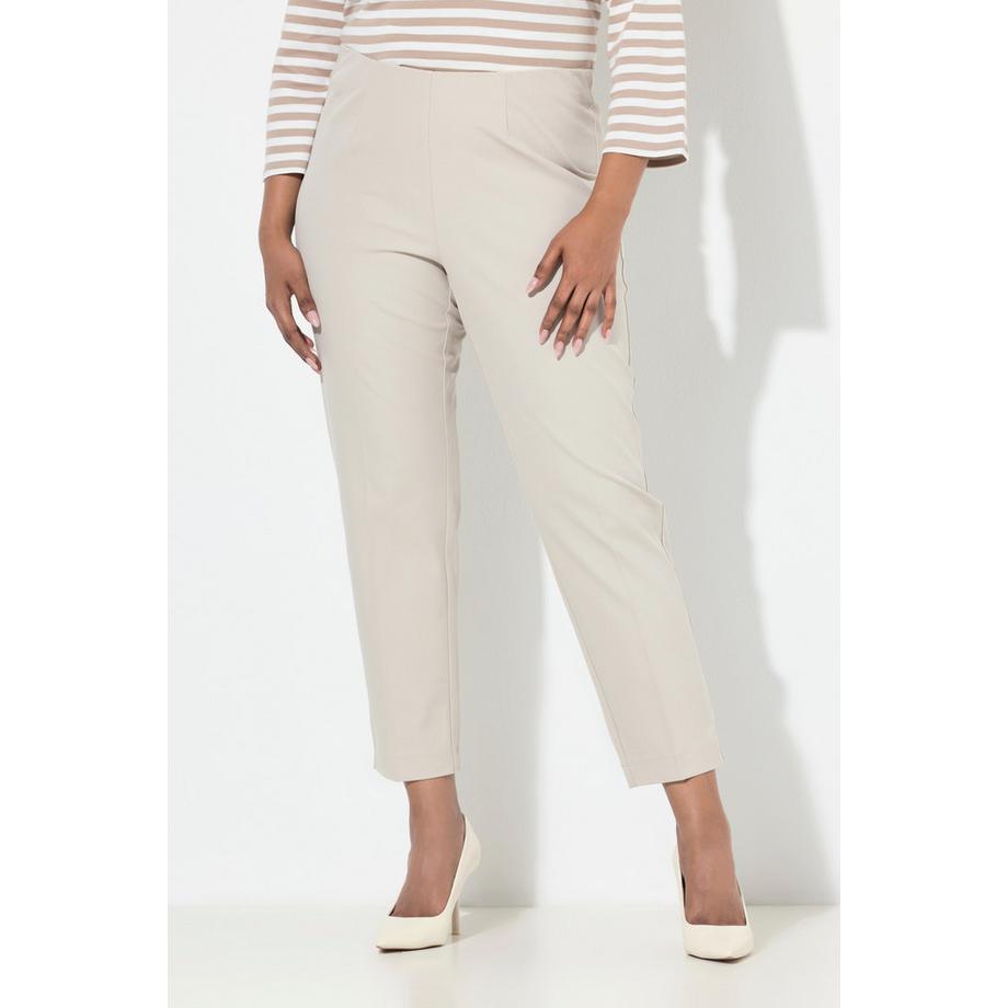 Ulla Popken 7/8 Hose Schmales Bein Elastikbund  