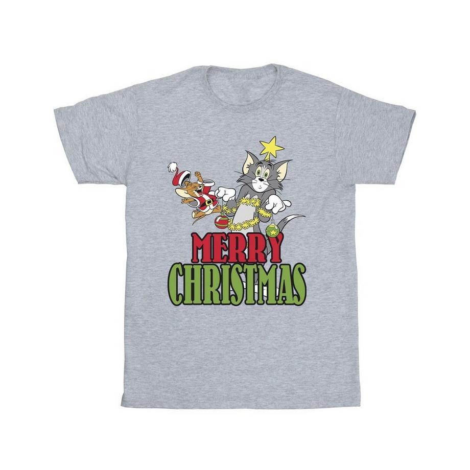 Merry Christmas Baubles Maglietta
