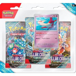 Pokémon  TCG: Scarlet & Violet - Stellar Crown (SV07) Latias 3-Pack Blisters - EN 