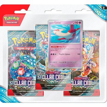 TCG: Scarlet & Violet - Stellar Crown (SV07) Tinkaton 3-Pack Blisters - EN