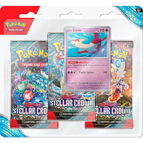 Pokémon  TCG: Scarlet & Violet - Stellar Crown (SV07) Tinkaton 3-Pack Blisters - EN 