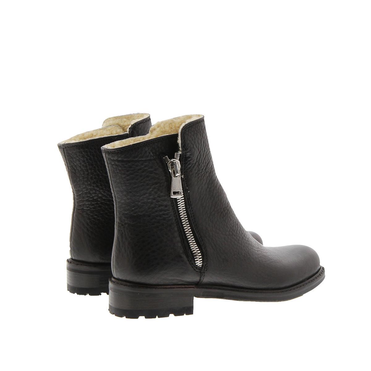 Blackstone  scarpe zipper boot - fur 