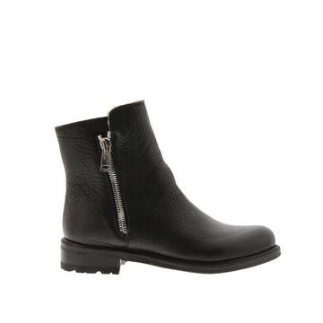 chaussures zipper boot - fur