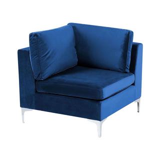 Beliani Eckmodul aus Samtstoff Modern EVJA  