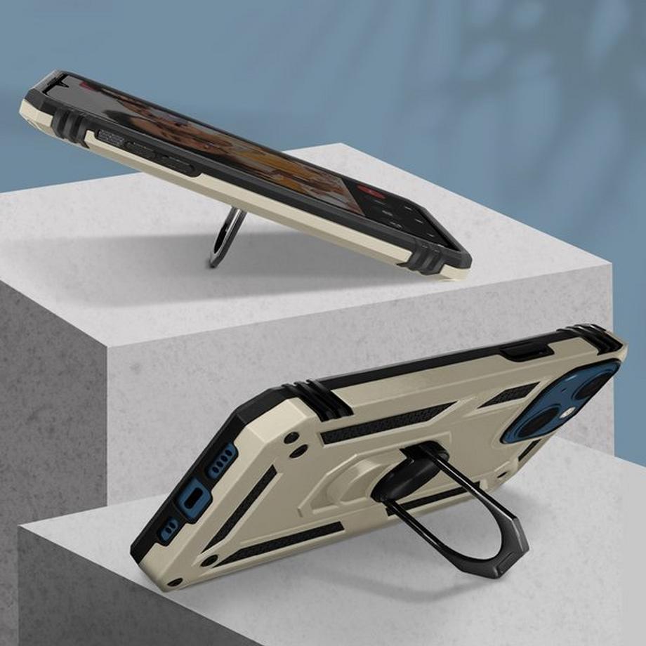 Avizar  Cover iPhone 13 Mini Bi-materiale Beige 