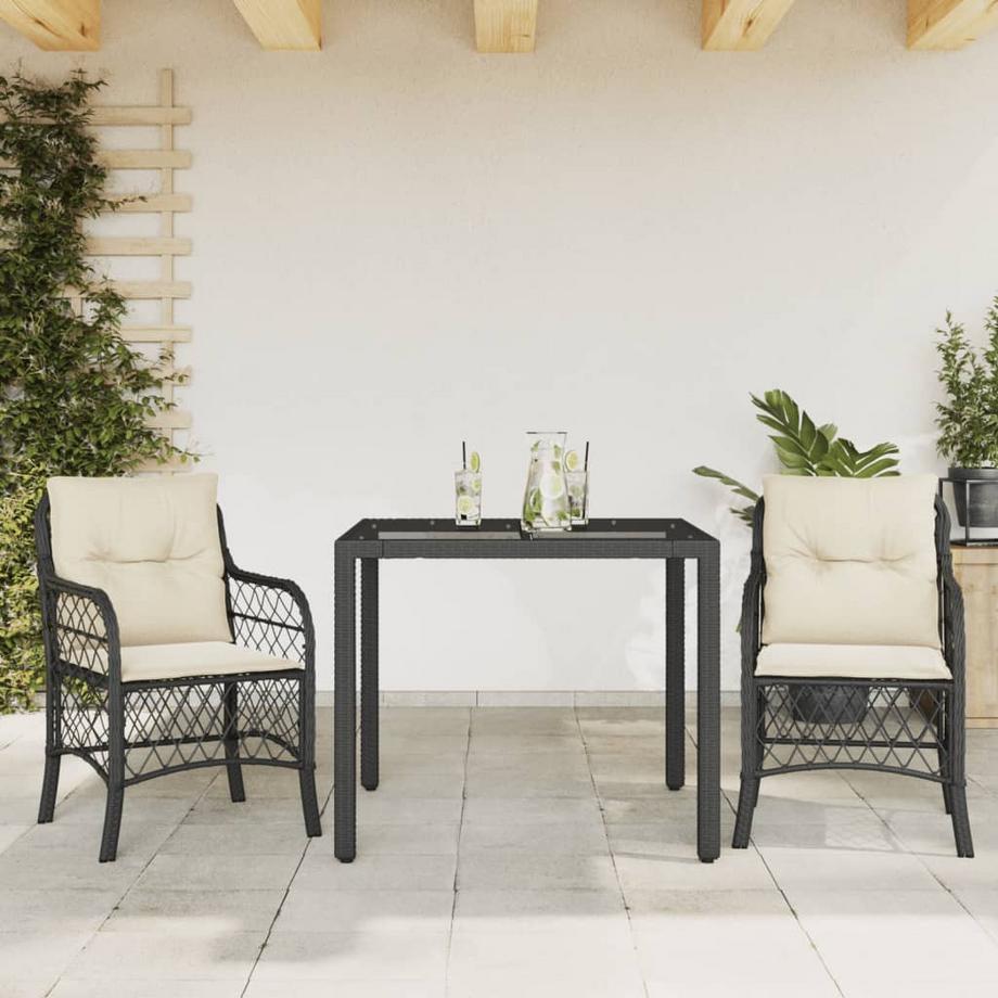 VidaXL Bistro set poly-rattan  