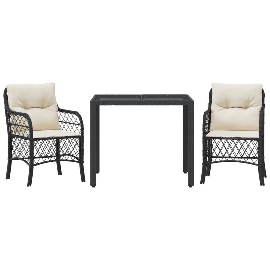 Bistro set poly-rattan