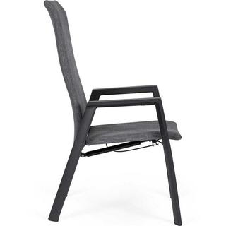 mutoni Chaise pliante de jardin Ethan anthracite  