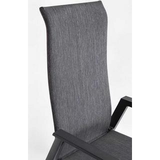 mutoni Chaise pliante de jardin Ethan anthracite  