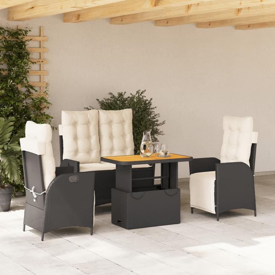 VidaXL Garten essgruppe poly-rattan  